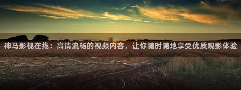 神马影视在线：高清流畅的视频内容，让你随时随地享受优质观影体验